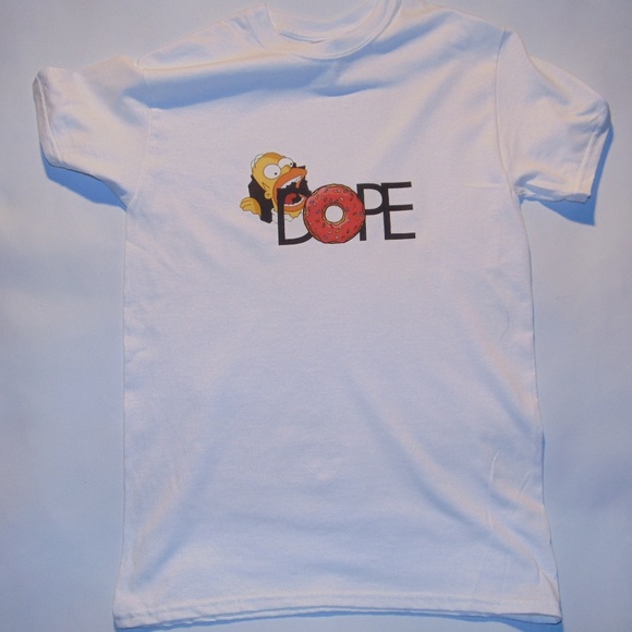🆕Simpson’s dope white T - Picture 4 of 4